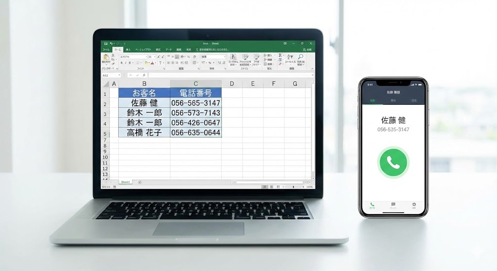 TFT PCとスマホ連携